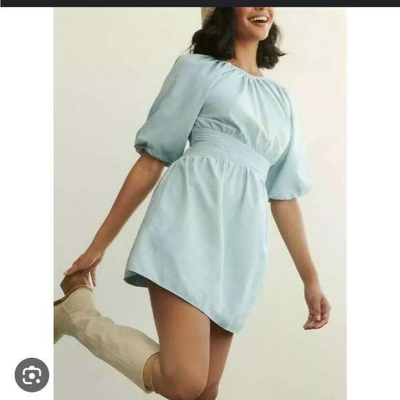 Anthropologie Dresses & Skirts - Love the Label Anthropologie backless chambray size medium dress